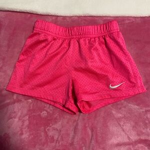 girls pink nike shorts